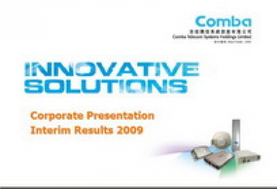 2009 Interim Results Presentation