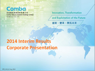 2014 Interim Results Presentation